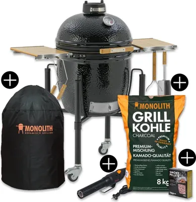Produktbild von Monolith Starterset ONE.55 Keramikgrill mit Gestell inkl. Zubehör-Starterpaket 201000.55-START