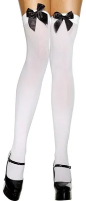 Produktbild von y weiße Strumpfhose weiß halterlos Gr. 34-40