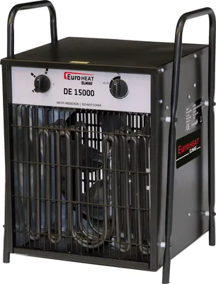 Produktbild von Elmag Elektroheizer 15 kW, 400V, Heizlüfter elektrisch, mobil, für geschlossene Räume mit Überhitzungsschutz