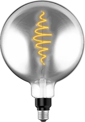 Produktbild von LED Spiral Filament G200 Globe 8,5W = 20W E27 Rauchglas 200lm extra warmweiß 1800K DIMMBAR