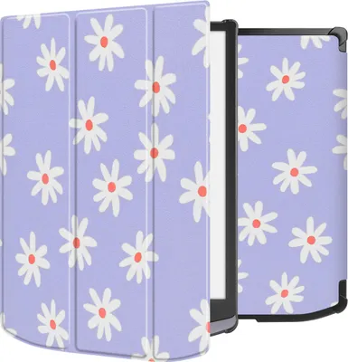 Image de imoshion Design Trifold Hard Case Sleepcover voor de Pocketbook InkPad X Pro - Flowers Distance