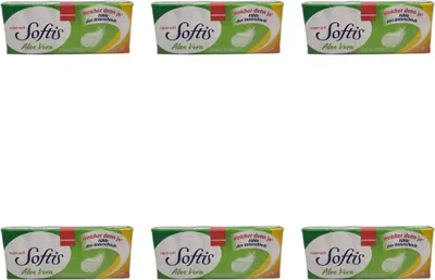 Produktbild von 6 x Regina Softis Taschentücher Aloe Vera 4-lagig 15 x 9 Stück