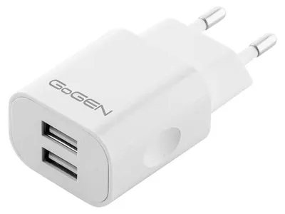 Productafbeelding van GoGEN ACH204W USB-voeding, 2x USB-A, 10W, wit