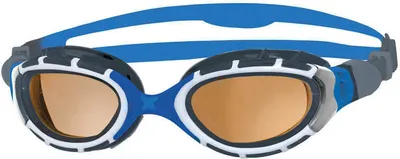 Zdjęcie produktu dla Okulary pływackie Zoggs Predator Flex Polarized Ultra, kolor: niebieski/szary
