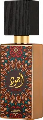 Obrázok produktu pre Lattafa Ajwad, Unisex, 60 ml, Tekutý parfém, Bergamot, Litchi, & Fruity Notes, Jasmine, Roses, & Cinnamon, Cedar, Sandalwood, Amber, Musk, & Vanilla