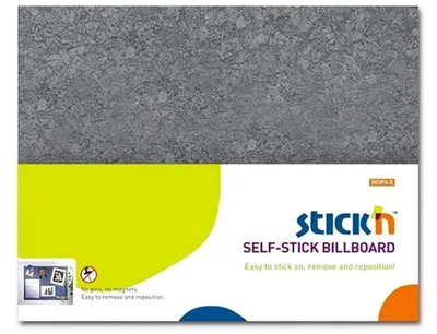 Produktbild von Selbstklebende Wand HOPAX - Design Kork / grau
