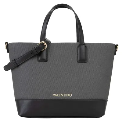 Produktbild von Shopper Tasche, schwarze Lederoptik, geräumig, für den Alltag