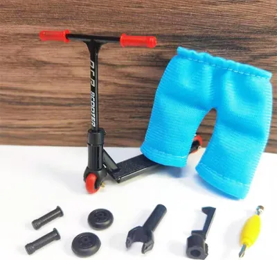 Image de Set de modèles de mini-rouleaux à doigts en alliage, jouet interactif pour les doigts, set de skateboard à roulettes à doigts d'activité sensorielle