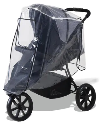 Produktbild von Regenschutz für Kinderwagen – Transparent – Mit Belüftungsöffnungen – Schützt vor Wind und Feuchtigkeit