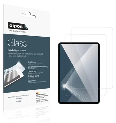 Immagine prodotto di 2x Pellicola Protettiva per Xiaomi Pad 9 Protezione Vetro Flessibile 9H dipos