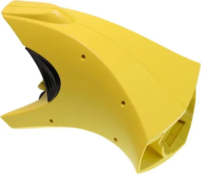 A yellow plastic housing for a window cleaner.