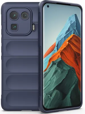 Produktbild von Xiaomi Mi 11 Pro Hülle, Weich TPU Silikon Stossfest Anti-rutsch Schutzhülle für Xiaomi Mi 11 Pro Dunkelblau