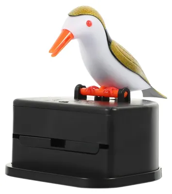 Zahnstocherspender Vogelform, automatisch, hygienisch, 1 Stück
