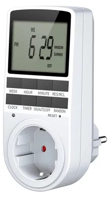Produktbild von OKWISH Zeitschaltuhren, Digitale Zeitschaltsteckdose, Timer Steckdose, programmierbarer Ein-/Ausschalter, energiesparend, Haushaltsgeräte, einfache Bedienung, automatische Steuerung