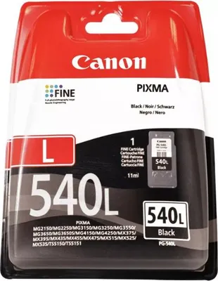 Immagine prodotto di Cartuccia d'inchiostro, CANON PG-540L (5224B001), nero, 11 ml, originale, tecnologia FINE, per serie PIXMA MG/MX/TS