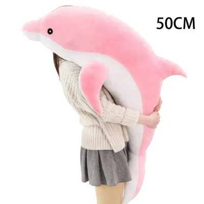 Produktbild von Plüschtier,Plüsch Delfin Puppe,Plüsch Delfin Puppe Spielzeug,Plüsch Delfin Kissen,Plüschtier Puppe