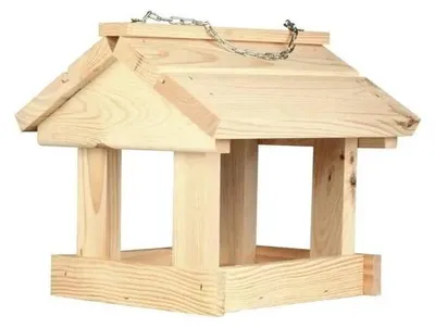 Immagine prodotto di IDEA HOME Mangiatoia per uccelli IH Maxi mangiatoia fai da te per uccelli Mangiatoia per uccelli Stazione di alimentazione per uccelli in legno