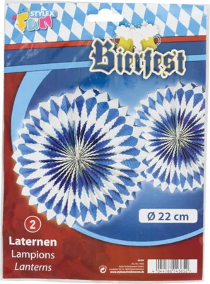 Produktbild von 2  Laternen "Bierfest" Durchmesser: 22 cm