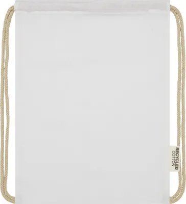 Produktbild von Turnbeutel "Oregon", Recycelte Baumwolle PF4518 (Einheitsgröße) (Weiß)