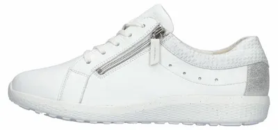 Immagine prodotto di Scarpa bassa Waldläufer K-Ira 634002-317-663, pelle di cervo, bianco-argento, larghezza K 40 1/2