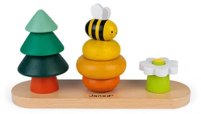 Produktbild von JANOD J08635, 1 Jahr(e), Holz, Mehrfarbig