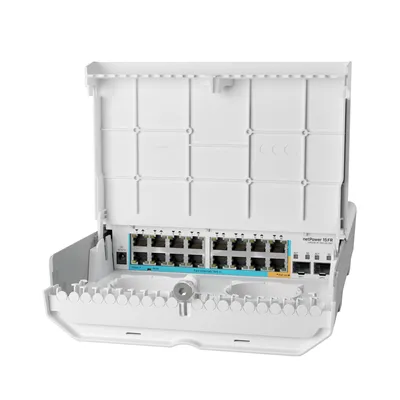 Zdjęcie produktu dla Mikrotik netPower 15FR, Fast Ethernet (10/100), Obsługa PoE