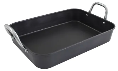 Produktbild von Kopf Auflaufform Pura (Bräter Kohlenstoffstahl, Griffe aus Edelstahl, geeignet für Induktion, 5 Liter)
