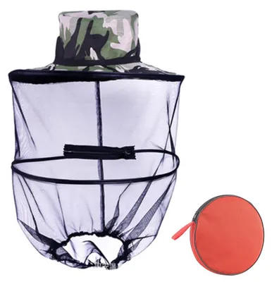 Produktbild von Insektenabweisender Angelhut, Mückenschutz, atmungsaktiver Outdoor-Hut, Netzgewebe, Anti-Bienen-Sonnenschutzmaske