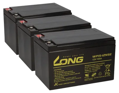 Produktbild von Akku WP15-12NSE 36V 15Ah (3x12V 15Ah) für E-Scooter E-Roller