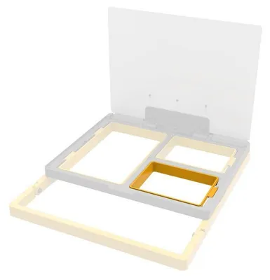 Produktbild von VERMOP Klapprahmen 1x40L, blau, 24 x 16 x 3 cm | 1 Stück
