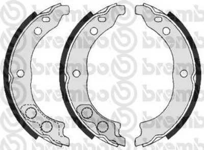 Produktbild von Brembo Bremsbackensatz, Feststellbremse Hinterachse S 61 541