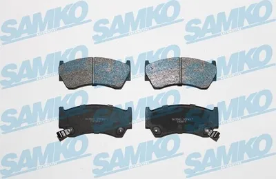 Produktbild von SAMKO Bremsbeläge Satz Vorne Bremsklötze für NISSAN ALMERA I Hatchback (N15) 5SP617