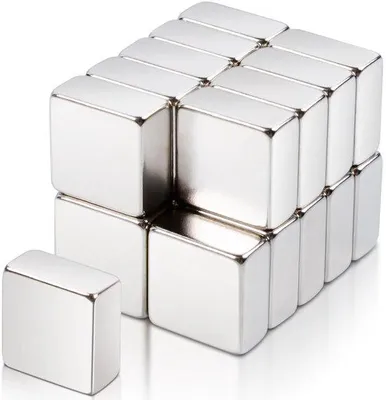 Produktbild von 20 Stück 10x10x5 mm Neodym-Magnete, extra starke Magnete, rechteckig, Mini-Magnete, kleine Magnete, starke Magnetstreifen für Magnettafeln, Kühlschrank, Whiteboards