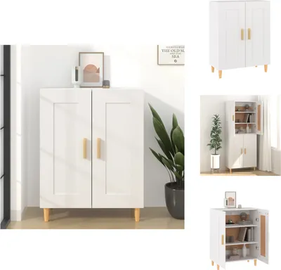 Produktbild von vidaXL Sideboard Weiß 69,5x34x90 cm Holzwerkstoff - Sideboards