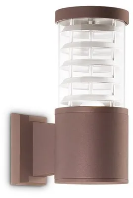 Produktbild von Ideal Lux 326962 OUTDOOR TRONCO Außenwandleuchte 1xE27 IP44 Kaffeebraun