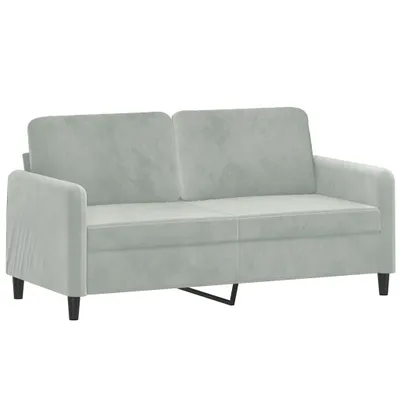 Obrázok produktu pre vidaXL 2-miestna pohovka Light Grey 140 cm Velvet