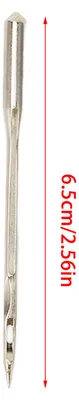 Immagine prodotto di Set di 10 aghi per macchina da cucire in acciaio ad alta resistenza, 6,5 cm, set di aghi da ricamo per uso domestico