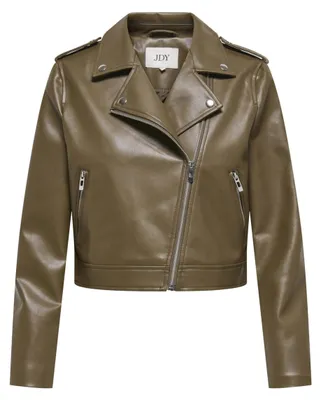 Productafbeelding van JDY damesjas, model Jdymoxy, van kunstleer. Kleuren: OTW, Teak, s