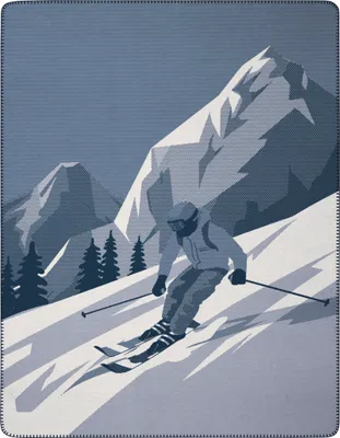 Produktbild von Biederlack Wohndecke Farbe Snow Flow Größe 150 x 200