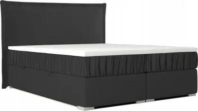 Produktbild von Boxspringbett NAOMI für das Schlafzimmer, 180x200 (Schwarz - Kronos 07)