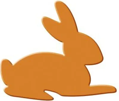 Produktbild von URSUS Motiv-Locher "mittel", Motiv "Hase"