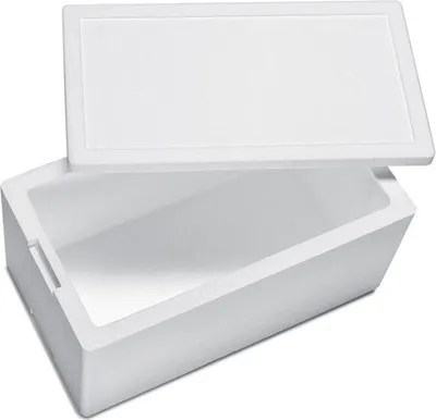 Produktbild von 12x Isolierboxen mit Deckel aus Styropor EPS 485 x 270 x 235 mm 16 Liter