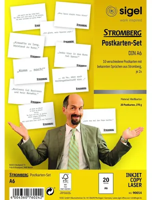Produktbild von Sigel Postkarten Stromberg Chefpost 90014