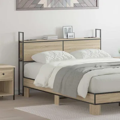 Produktbild von Möbel Stauraum-Kopfteil Sonoma Eiche 160 cm Holzwerkstoff - Kopfteile 859816