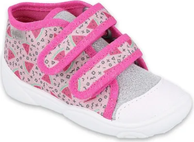 Produktbild von BEFADO Mädchen Sneakers Flexible Melonen, Klettverschluss, Rosa 26
