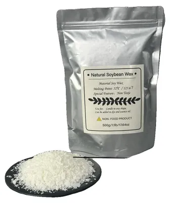 Produktbild von Sojawachs, DIY Kerzenherstellung, umweltfreundliches Material, 500G