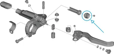 Produktbild von SHIMANO Abdeckung BL-U8000 Abdeckung - Schutzkappe für BL-U8000 Bremshebel