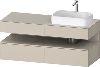 Produktbild von DURAVIT QA4766091830010 QAT KWTU WH Eck 1400x550x600 Tp. Smt