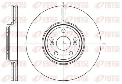Produktbild von 2x REMSA Bremsscheibe 61234.10 vorne für RENAULT ESPACE IV (JK0/1_) 324mm 47mm