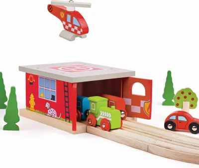 Obrázok produktu pre Požiarna stanica železničného depa Bigjigs